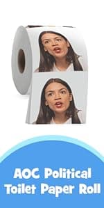 Joe Biden Funny Political Toilet Paper Roll by Gagster - TP Prank Democrat & Republican Election Party Joke Gifts,White Elephant Gift Exchange, Secret Santa, Make your Butt Laugh