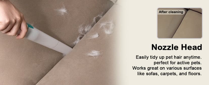 Dog Grooming Kit, Pet Grooming Vacuum with Pet Clipper Nail Grinder, Dog Hair Vacuum with 6 Pet Grooming Tools for Dogs Cats Shedding Grooming