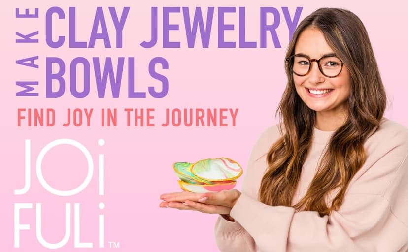 Make Your Own Clay Jewelry Bowls Arts and Crafts Kit for Girls Kids Ages 8 9 10 11 12 Years Old