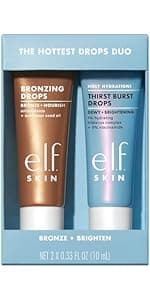 e.l.f. SKIN Holy Hydration! Hydrated Ever After Skincare Mini Kit, Cleanser, Makeup Remover, Moisturiser & Eye Cream For Hydrating Skin, Airplane-Friendly Sizes