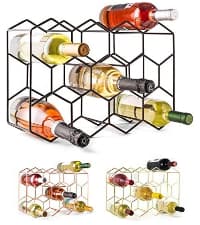 Gusto Nostro Marble Wine Chiller Bucket - 750ml Wine Bottle Cooler and Champagne Chiller for Party, Kitchen, Bar Cart Decor to Chill & Keep Bottles Cold with Unique Wine Lovers Gift Box (White)