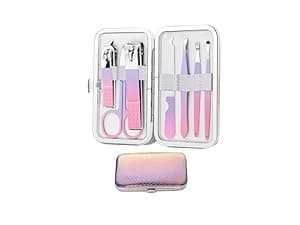 Manicure set Men Personal Care Tools Accessories Finger and Toe Nail Clippers Kit Professional Manicure Pedicure Kit With Travel Case Nail Grooming Kit Present for Men Husband Boyfriend Parent