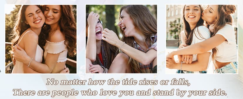 Tarsus Birthday Gifts for Women, Through The Waves of Life, Birthday Bracelet for Women Friend Sister Daughter Mom Grandma...