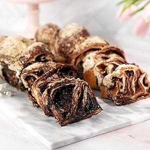 Stern’s Bakery Cinnamon Babka Cake | Coffee Cake, Artisan Breakfast Pastries | Holiday Food Gift- Christmas Thanksgiving | Kosher, Dairy Free, Nut Free