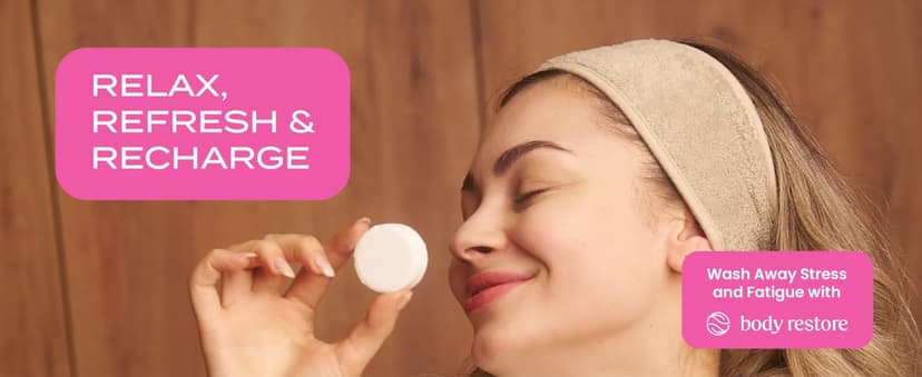 Body Restore Shower Steamers Aromatherapy 6 Pack - Christmas Stocking Stuffers for Men, Birthday Gifts for Women, White Elephant, Relaxation, Self Care - Citrus