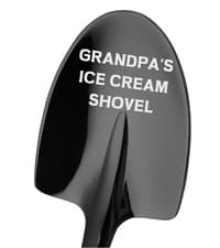 Fathers Day Gifts for Dad - Dads Ice Cream Shovel Spoon - Unique Personalized Funny Gifts for Dad Father in Law Father's Day Birthday Christmas Stocking Stuffers Small Presents from Daughter Son