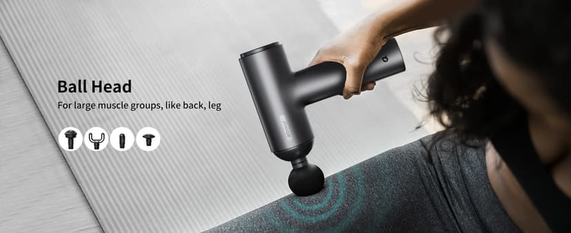 arboleaf Massage Gun deep Tissue, 6 Speeds Powerful Handheld Percussion Muscle Massager Gun with Portable Travel Case for Back, Shoulder, Sore Muscles, Pain Relief for Athletes, Relax, Gifts