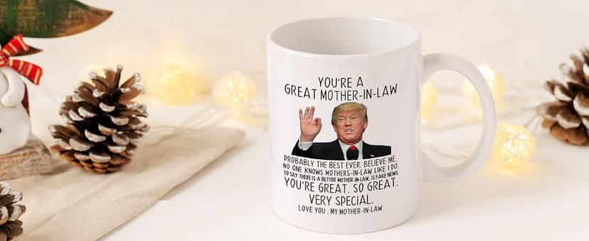 Aurahouse Funny Mother-in-law Mug - 11 Oz, Great Mother-in-law Gift for Birthday, Mother's Day, Christmas