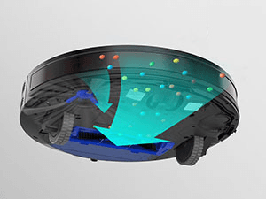 eufy Robot Vacuum 11S MAX, Super Thin, Powerful Suction, Quiet, Self-Charging Robotic Vacuum Cleaner, Cleans Hard Floors to Medium-Pile Carpets, Black