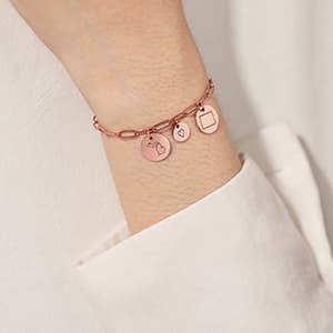 Long Distance Friendship Bracelet with State Engraved Charm, Custom Handmade Mom Jewelry for Best Friend, Birthday Gifts for Her – P-CBR-LDS