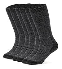 Alvada Merino Wool Hiking Socks Thermal Warm Crew Winter Boot Sock For Men & Women 3 Pairs