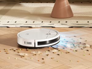 ILIFE V2 Robot Vacuum Cleaner, Tangle-Free Suction, 120 Mins Runtime, Slim, Self-Charging Robotic Vacuum Cleaner, Ideal for Pet Hair and Hard Floors