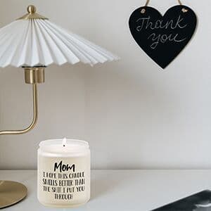 Gifts for Mom from Daughter Son, Mothers Day Birthday Christmas Thanksgiving Gifts for Mom,Stepmother Adoptive Mother, Lavender Scented Candle