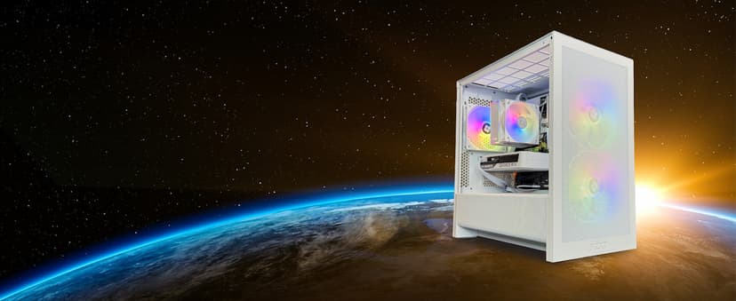 TWELF Onyx H3 Gaming PC – Core i5-13400F, RTX 5060 8GB, 16GB DDR4, 1TB NVMe SSD, WiFi 6, Windows 11 Pro – VR-Ready, White Gaming Tower + Mystery Gift Included