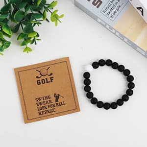 Golf Gifts for Men - 9PC Set: Tumbler, Towel, Socks, Key Chain, Bracelet, Thanks Card; Gift Box; Perfect for Golfer, Dad, Christmas