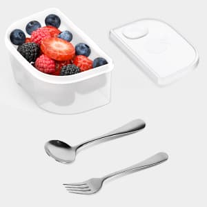 Electric Lunch Box Food Heater, 60-80W Heated Lunch Box for Adults, 12V 24V 110V Portable Food Warmer LunchBox for Car Truck Work with 304 Stainless Steel Container, Driver Trucker Gifts for Dad