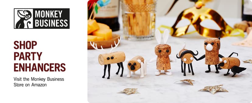 Silicone Wine Stopper/Fun Sombrero shaped cap seals bottle and keeps wine fresh/Cute Wine Accessories/ Kitchen Gadgets/el Corko Bottle Stopper by Monkey Business