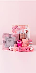 Gifts Basket for Women - Birthday Gifts for Women,Women Gifts Set Contains 13 Items Unique Female Gift Ideas,Relaxing Care Package Self Care Gift Box for Women Mom Wife Bestie Sister