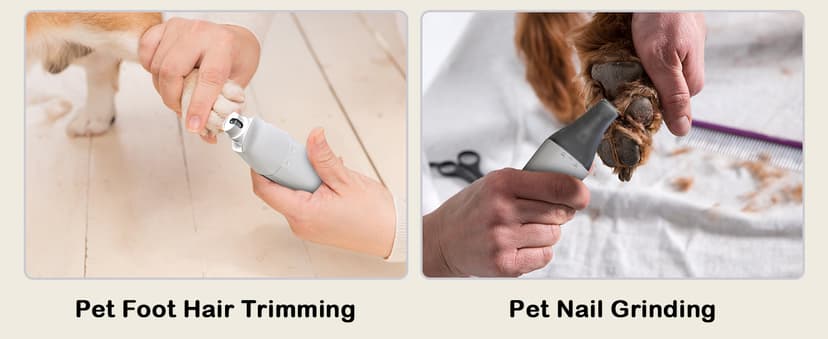 Dog Grooming Kit, Pet Grooming Vacuum with Pet Clipper Nail Grinder, Dog Hair Vacuum with 6 Pet Grooming Tools for Dogs Cats Shedding Grooming