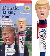 Talking President Predicto - Donald Fortune Teller Ball - Ask Crystal Ball Question & Hear Trump's Real Voice - Makes for Unique Halloween Party Favors & White Elephant Gifts