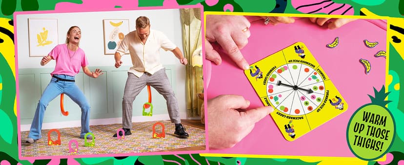It's Bananas! The Monkey Tail Game - Funny, Fun Party & Family Board Game for Kids, Stocking Stuffer, Christmas, Thanksgiving, White Elephant, Girls Night, Birthday Gift, Gag, Novelty