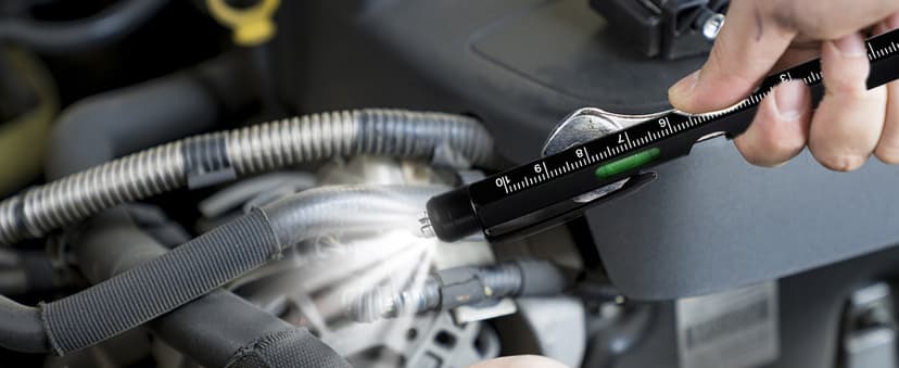 Gifts for Men, Christmas Stocking Stuffers for Men Dad Husband Adults, 9 in 1 Multitool Pen, Cool Tools Gadgets Birthday Present, Fathers Day Dad Gifts from Daughter Son