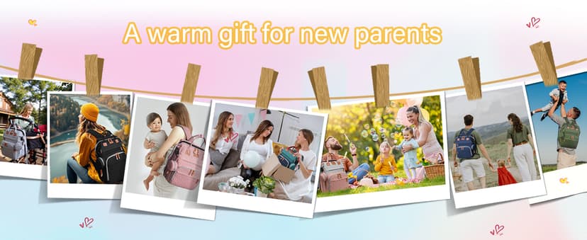 Baby Diaper Bags with Changing Station, Waterproof Diaper Bag Backpack for Moms Dads with USB Charging Port, Baby Shower Gifts, Large Capacity diaper backpack, Grey