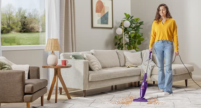 Bissell Featherweight Stick Lightweight Bagless Vacuum with Crevice Tool, 2033M, Black