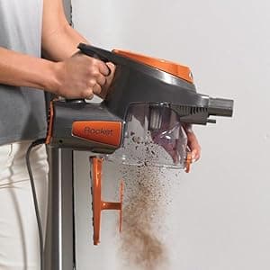 Shark HV302 Rocket Pet Corded Stick Vacuum, Lightweight with Swivel Steering for Carpets & Hard Floors, Converts to Hand Vacuum, Includes Crevice Tool, Pet Multi-Tool & Precision Duster, Orange