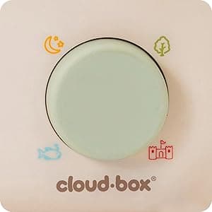 Cloudb Cloudbox Storytime Audio Story Books Toy Gift for Toddlers Kids Girls Boys | English/Spanish Voice Record Storyteller | 36 Stories, 8 Melodies, Star Projector Night Light White Noise Dreambox