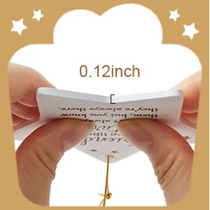CHENGU Christmas Friends Ornament Ceramic Star Shaped Ornament High School College Hanging Sign Decoration Tree Ornament Good Friends are Like Stars Tags Crafts with Box for Classmate Friends (3 Pieces)