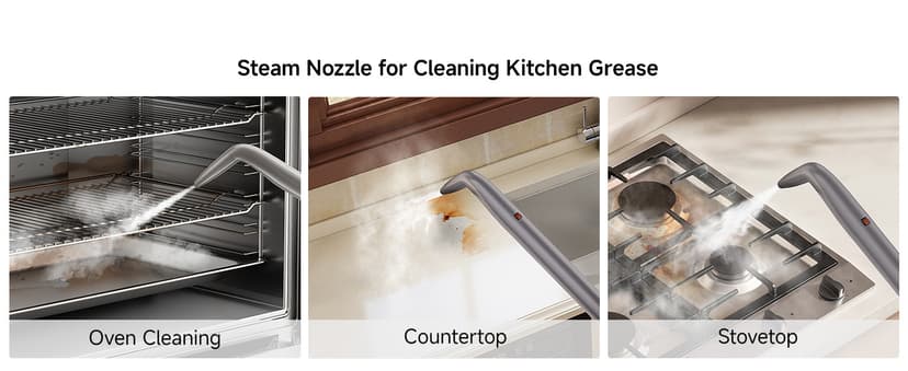 uwant Portable Carpet Cleaner with Steam& Heating System 18Kpa Powerful Suction Carpet Cleaner with 4 Cleaning Tools& Solution 2 in 1 Upholstery Cleaner Steam Cleaner for Pets, Car