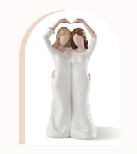 Sister Figurines - Best Friends Gifts for Women, Bestie Friendship Christmas & Birthday Gift