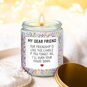 Birthday Gifts for Women Best Friends,Friendship Gifts for Women Her BFF Female Friends Bestie Sister Gift Basket from Sister Lavender Scented Candles 12oz Tumbler