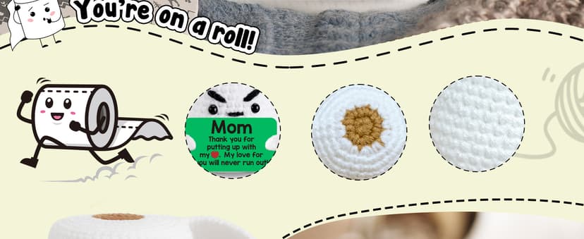 Dad Birthday Gifts for Dad from Daughter Son Christmas Funny Small Gag Cool Handmade Crochet I Love You Daddy New Bonus Step Best Dads Ever Thank You Fathers Day Christmas Stocking Stuff Gift