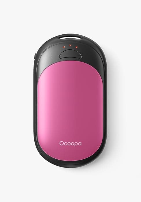 OCOOPA Magnetic Hand Warmers Rechargeable 2 Pack, Electric Handwarmers, Smart Heating UL Certified, 3-Settings,Portable Heater, Ultra Slim Pocket, Hunting Essentials, Gifts for Christmas Men, UT3 Lite