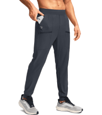 G Gradual Men's Sweatpants with Zipper Pockets Athletic Pants Traning Track Pants Joggers for Men Soccer, Running, Workout
