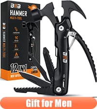 BIIB Stocking Stuffers for Men Adults, Gifts for Men 9 in 1 Multitool Pen, Mens Stocking Stuffers, Mens Christmas Gifts for Dad Him Husband, White Elephant Gifts for Adults, Cool Gadgets