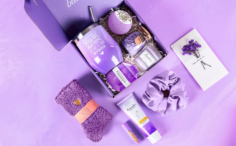 Christmas Gifts for Women, Unique Birthday, Valentines, Galentines, Mothers Day Gift for Women, Mom Her, Wife, Teacher, Best Friend, Girlfriend, Sister, Coworker (Lavender)