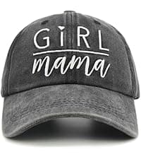 Waldeal Women's Embroidered Baseball Cap Boy Mama Mom Gift Vintage Distressed Dad Hat