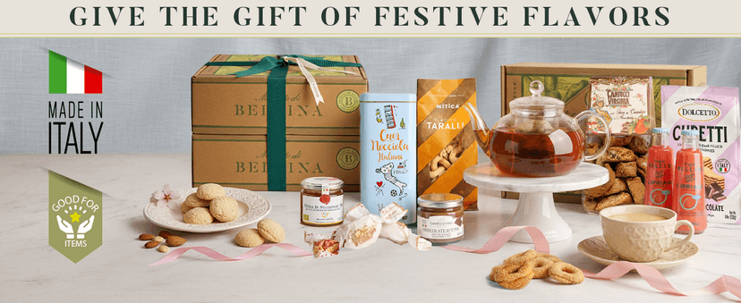 Mercato di Bellina Meat and Cheese Gift Box - Italian Charcuterie Gift Basket With Salami, Cheese, Olives, Crackers, Made in Italy for Holiday, Father's Day, Birthdays, Housewarming, Thank You