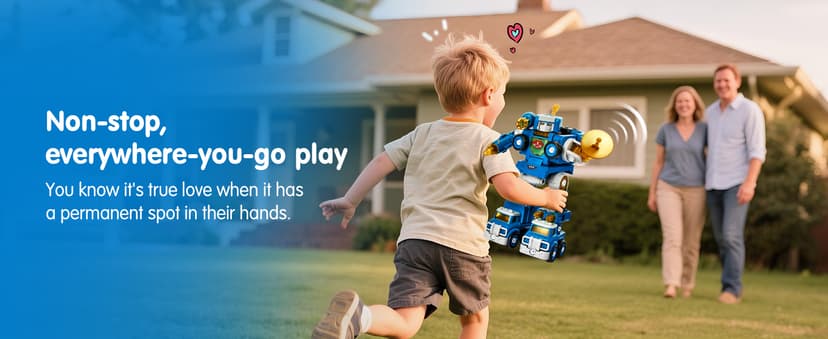 hahaland Toys for 5 Year Old Boy Birthday Gift - STEM Boys Toys for 6 Year Old Boy Age 6-8 Years, 5 in 1 Building Take Apart Trucks Transform to Robot, Kids Ages 5-7 Christmas Stocking Stuffers Gifts