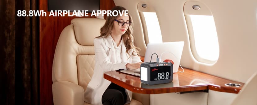 POWSTREAM 24000mAh Solar Generator with AC Outlet 120W Peak, 88.8Wh Portable Power Station with Panels 21W Included and Camping Lantern 248LM, Solar Powered Power Bank for Outdoor Camping Home Backup