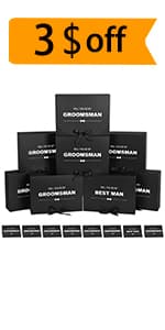 12Pack Black Gift Boxes with Lids, 12×9.8×3.1 Inch Groomsmen Proposal Box, Luxury Black Gift Box with Ribbon for Bridesmaid Box, Graduation, Christmas, Wedding, Birthday, Party