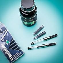 YIVONKA Ballpoint Pen Luxury Ballpoint Line Black Refill width 0.5mm Gift Set for Men & Women Professional Executive,Office,Nice BallPens Classy Gift Box (Silver)