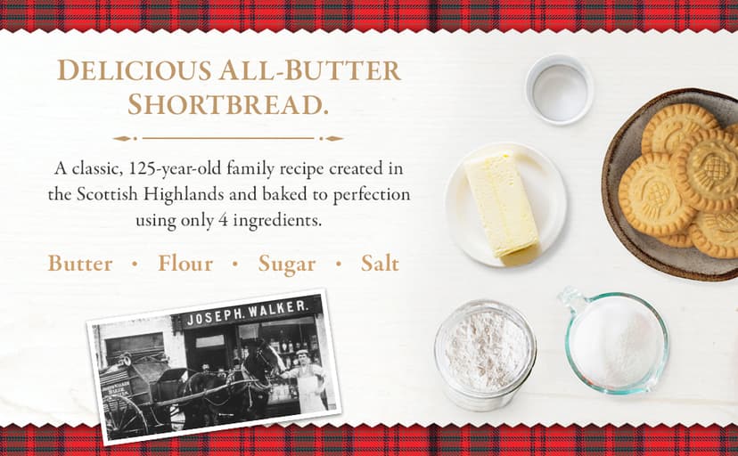 Walker’s All-Butter Mini Scottie Dog Shaped Shortbread - 51-Count Carton - Authentic Shortbread Cookies from Scotland