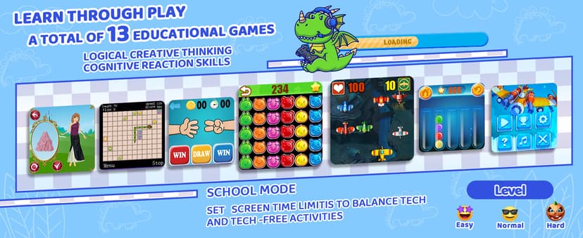 KOKODI Kids Smart Phone Toys, Birthday Gifts Idea Dinosaur Toys for 3 4 5 6 7 8 Year Old Boys, Touchscreen HD Digital Dual Video Camera, Preschool Learning Toy for Kids 3-5 Travel Trip Activity (Blue)