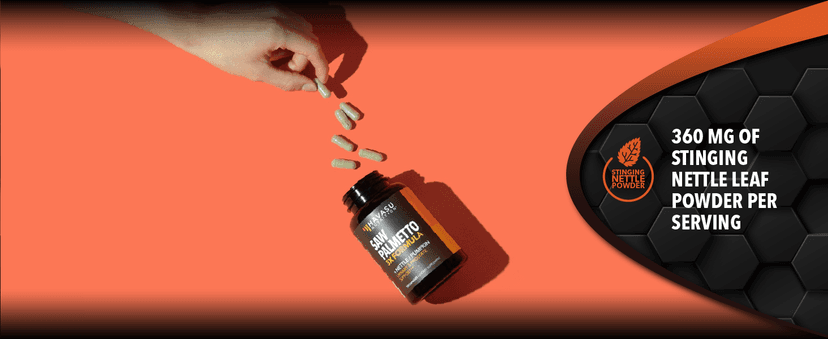 HAVASU NUTRITION Saw Palmetto Supplement with Stinging Nettle and Pumpkin Seed Extract - Advanced 3X Formula - DHT Blocker Urinary Health and Prostate Support for Mens Health - Vegan, Non-GMO Capsules - 2 Month Supply