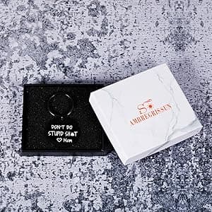 AMBREGRISSUN Teen Boys Girls Gifts - Funny Gag Gifts Keychain for Teenage Boys Girls Christmas Stocking Stuffers for Teens