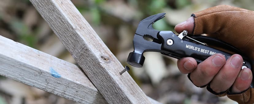 Gifts for Brother on Christmas - Brother Gifts, Brothers Gift from Sister - Fathers Day Birthday Gift for Brothers - Christmas Brother’s Presents, Multitool Hammer